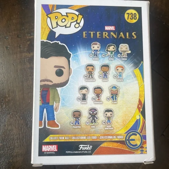 Funko Pop Eternal Dane Whitman NWT - Picture 3 of 5